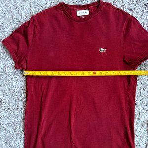 Lacoste Burgundy T-Shirt